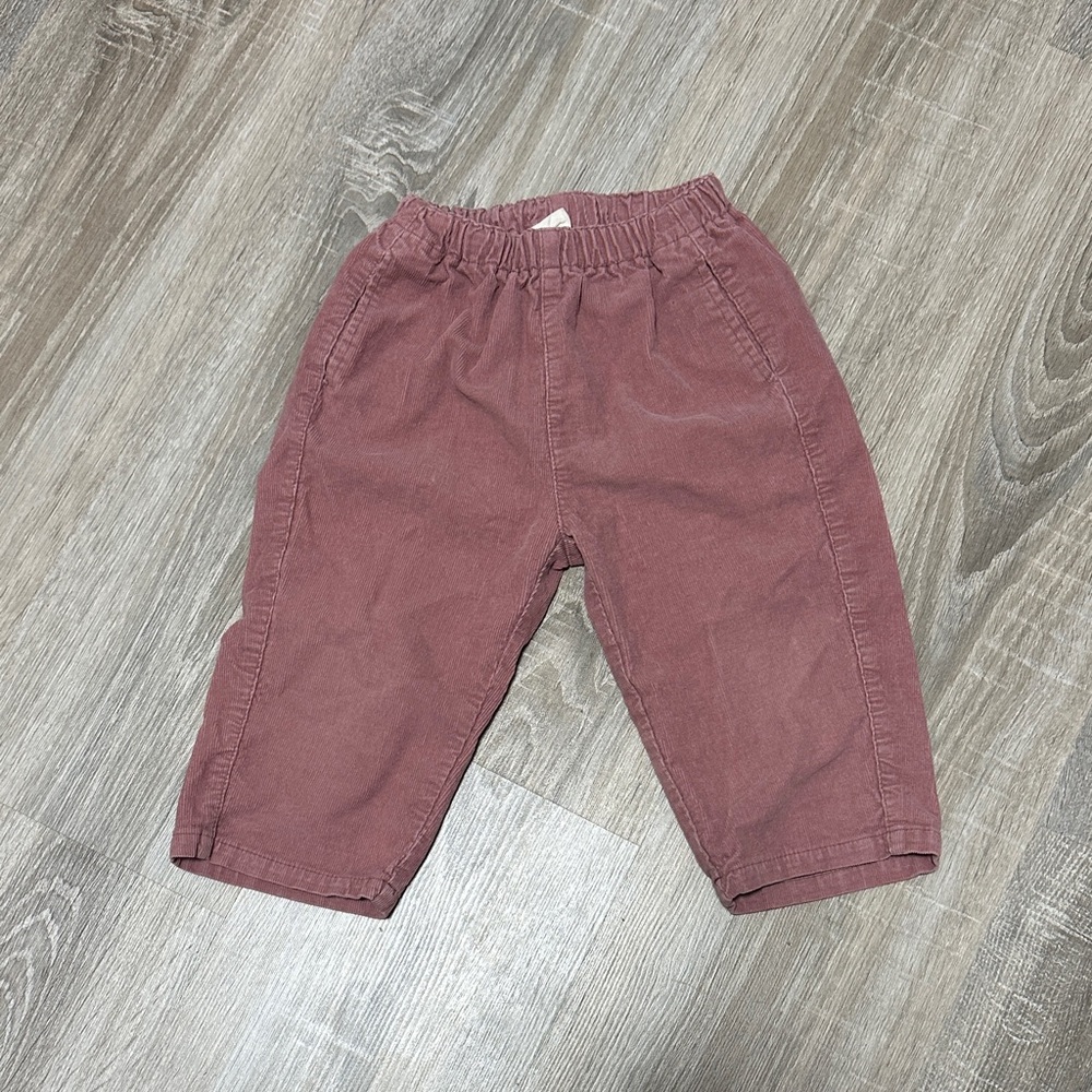 Kids Burgundy Casual Pants